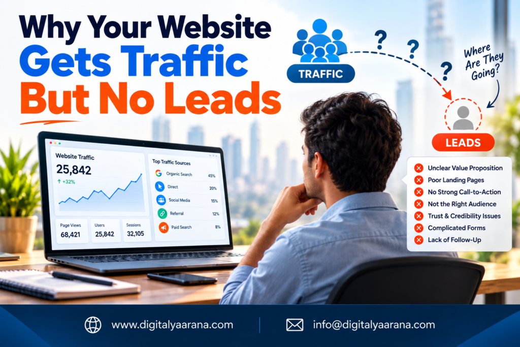 Why Your Website Gets Traffic But No Leads